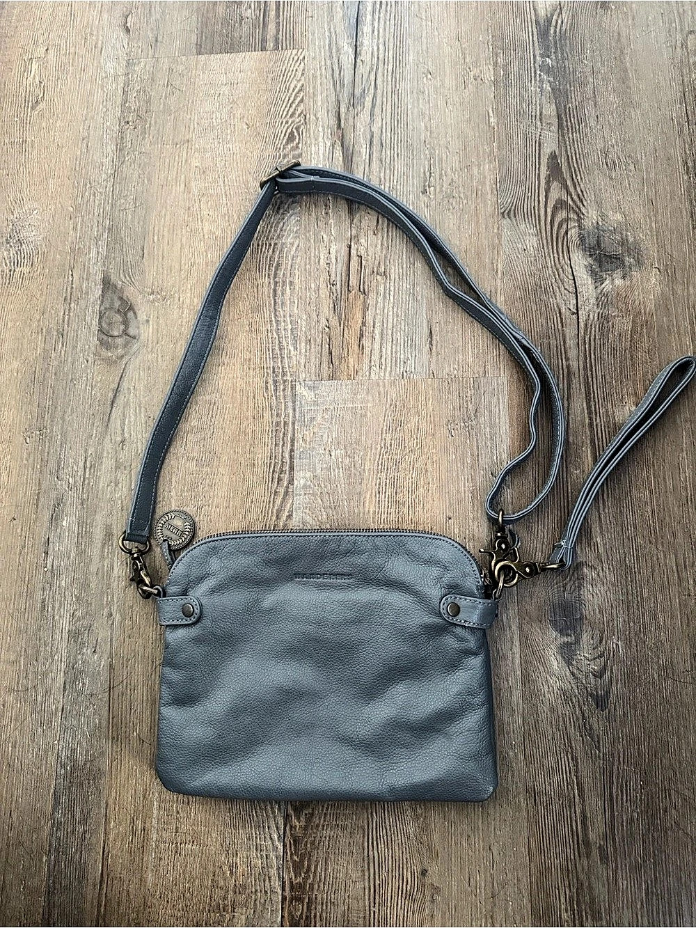 Wanderers Travel Co. The Venetian Passport in Slate - Crossbody Bag